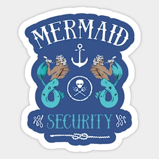 Mermaid Security 3 Sticker